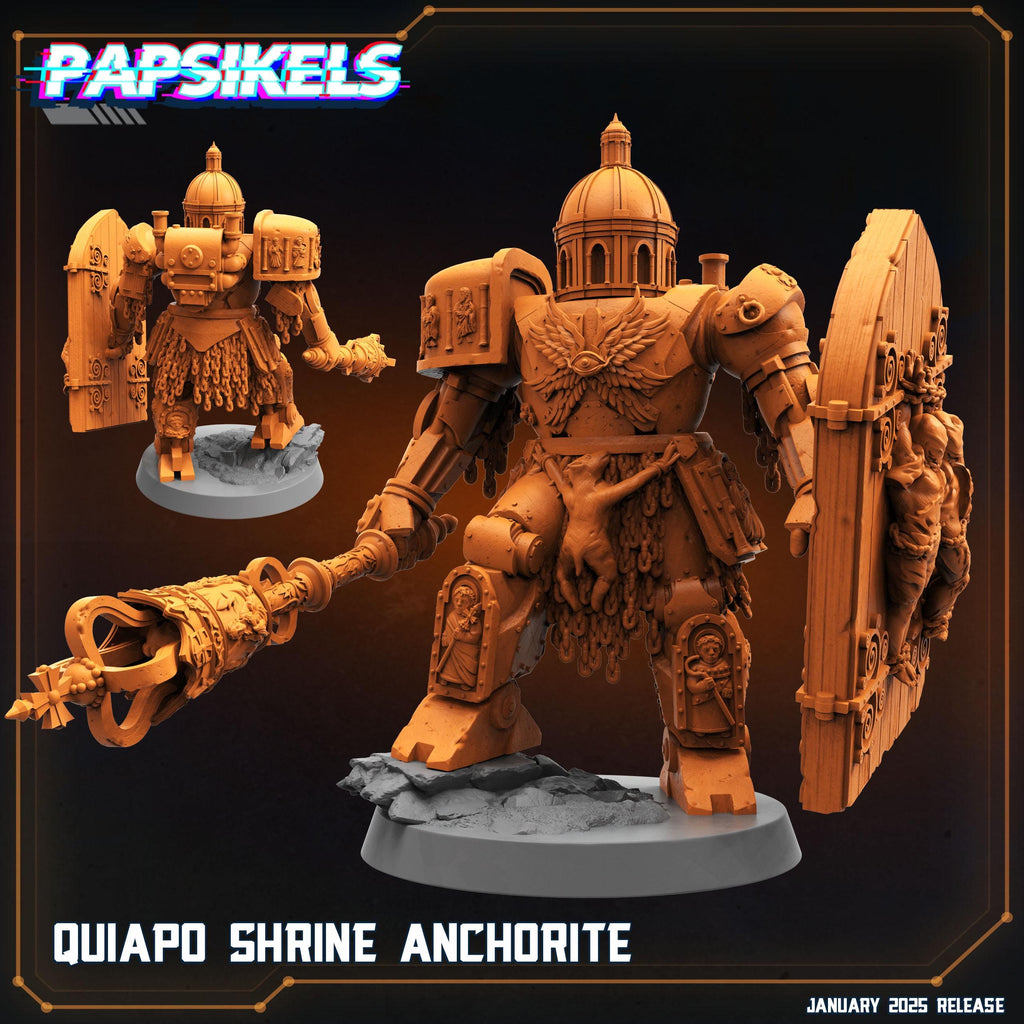 Quaipo Shrine Anchorite | Trench Crusade Fantasy Resin Miniature | 32mm Tabletop Grimdark Pilgrim