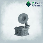 Gramophone - Scatter Terrain  - Fantasy historic miniatures for tabletop games. 28mm / 32mm Resin Figures for RPG
