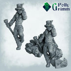 Nights above the Mississippi. Voodoo set. Baron Samedi - Fantasy historic miniatures for tabletop games. 28mm / 32mm Resin Figures for RPG