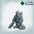 Galaxy Dwarves Set. Chief Engineer Dwarf - Sci-fi tabletop miniature. 28mm / 32mm Resin Figures for RPG