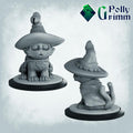 Spooky Cats - Familiars - Fantasy historic miniatures for tabletop games. 28mm / 32mm Resin Figures for RPG
