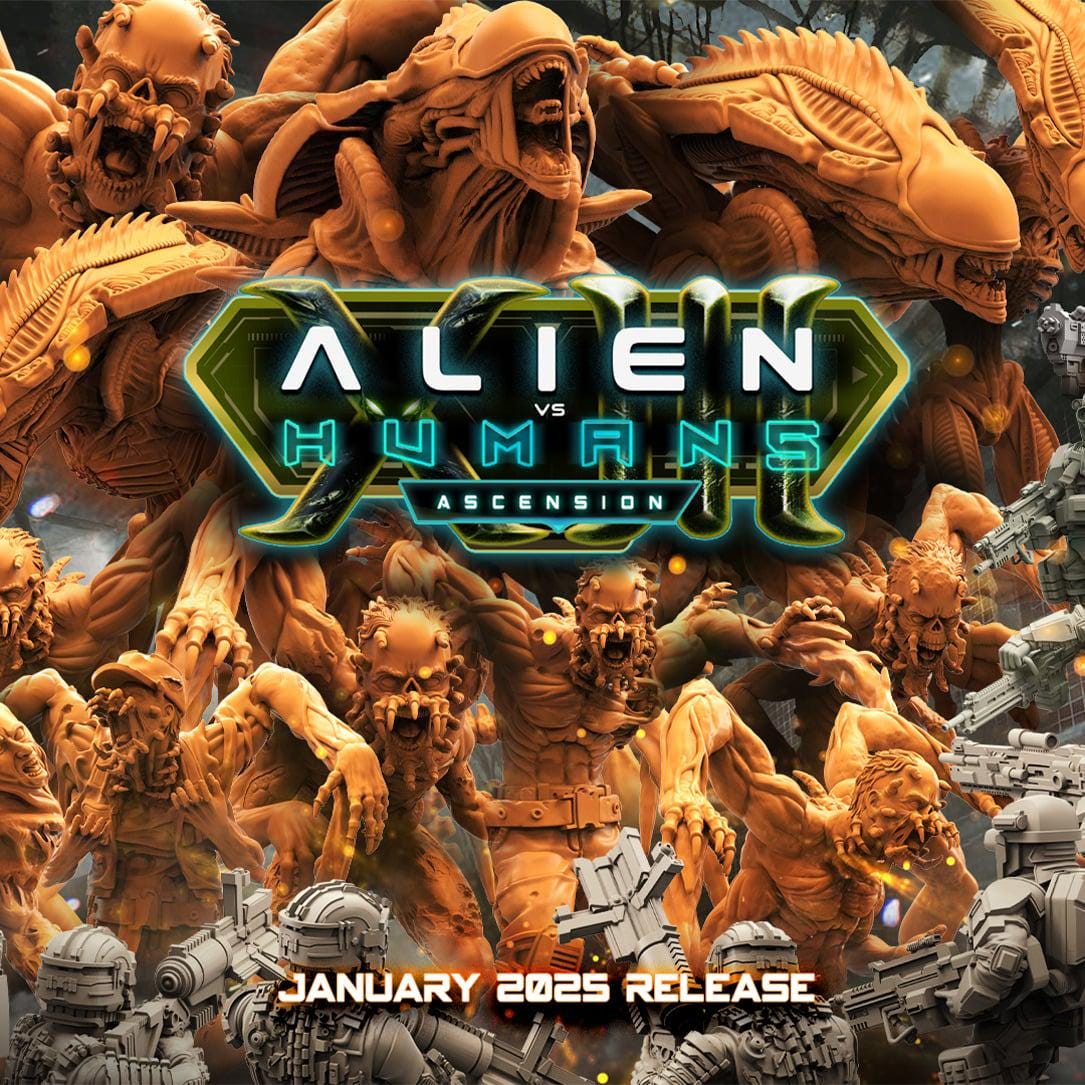 Aliens Vs Humans - Ascension - Scifi Doors Set 1, Papsikels, 32mm