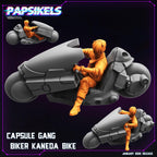 Cyberpunk, Capsule Gang Bikers, Papsikels, 32mm Mini