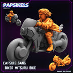Cyberpunk, Capsule Gang Bikers, Papsikels, 32mm Mini