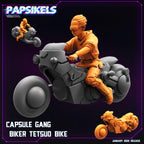 Cyberpunk, Capsule Gang Bikers, Papsikels, 32mm Mini