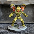 Cyberpunk Velamore (Guyver) 32mm Miniature - Papsinoid RPG Figurine for Tabletop Gaming