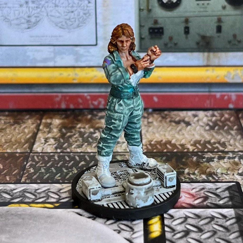 Silvia - Sci-Fi Space Crew Miniature: 28mm/32mm RPG Tabletop Gaming
