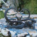 Xenomorphic Vixen Brood Dreamer Miniature: 32mm Papsikels Alien Figure for RPG & Tabletop Gaming