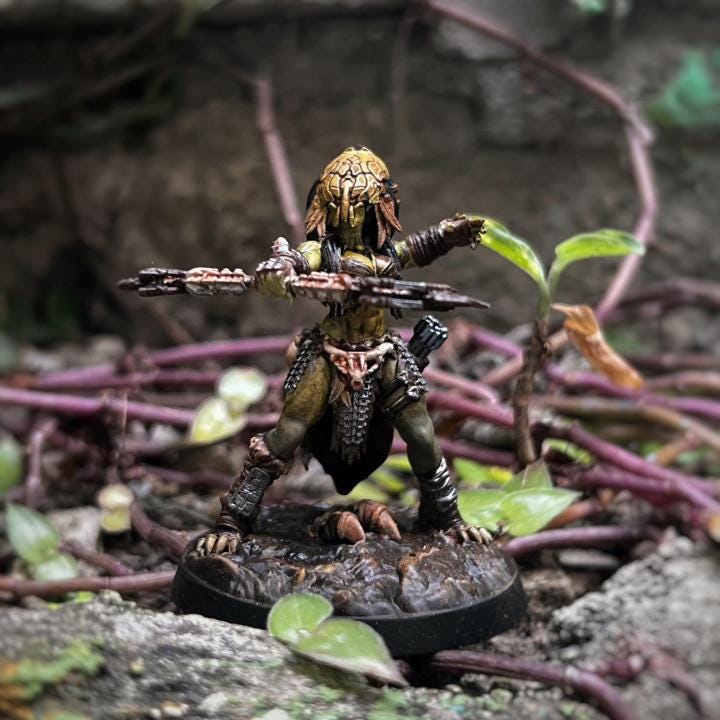 Widow Skull Hunter Owl: 32mm Resin Miniature for Tabletop RPG & One Page Rules Army