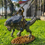 Xenosaur Tyranno Beastmaster Riders - Skull Hunters Army for Tabletop Gaming (32mm Resin Miniatures)