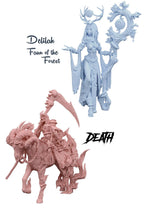 Halloween Death Atlas Miniature: 3D Printed Figurine for D&D, Pathfinder, and TTRPG Tabletop Games