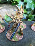 Cyberpunk Waspan Organic Cyborg Trooper Squad Miniature - Sculpted by Papsikels for Wargaming & TTRPG
