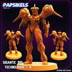 Gigantic Bio Techno Man A Guyver Cyberpunk Miniature - 32mm Scale RPG Figure for Tabletop Gaming