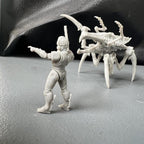 Robocop Santa Miniature: 12 Days of Christmas Sculpture for Wargaming, RPG, TTRPG (32mm)