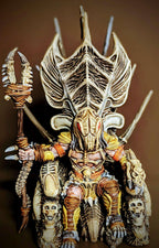 Iskaligor Bone Clan Champion Skull Hunter Resin Miniature - 32mm Fantasy Tabletop RPG Figure