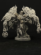 Barkasar Praetor of Brutality | Trench Crusade | Papsikels Fantasy, Resin Miniature - Tabletop miniature - Fantasy Miniature - 32mm