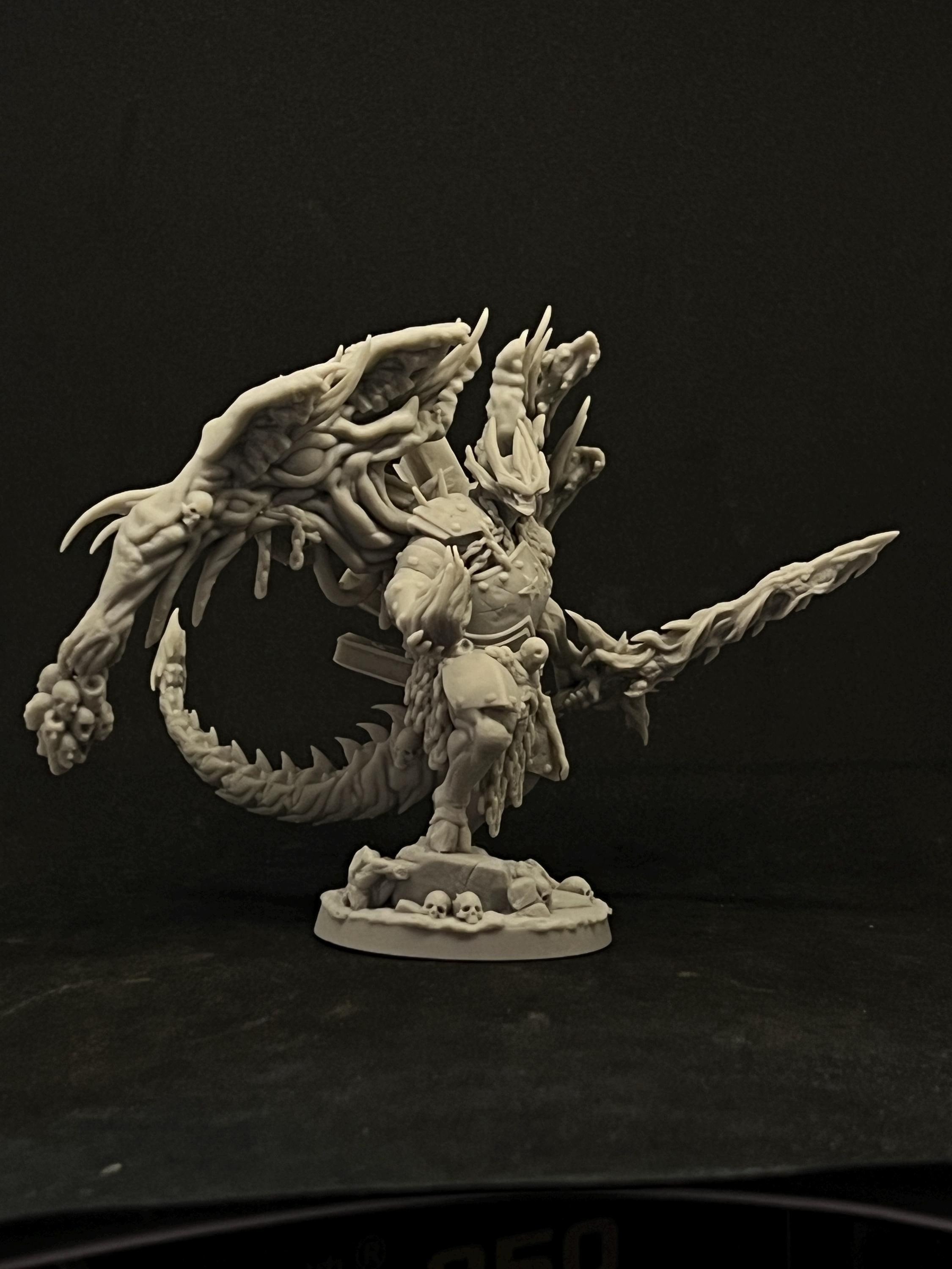 Barkasar Praetor of Brutality | Trench Crusade | Papsikels Fantasy, Resin Miniature - Tabletop miniature - Fantasy Miniature - 32mm