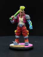Cyberpunk Batang City Jail Gang 32mm Miniature - Gardo Verchola Street Punk for RPG and Tabletop Gaming