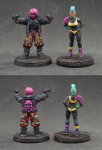 Supah Friends Gang Street Punk Rosana Rozes - 32mm Resin Fantasy Tabletop Miniature by Papsikels