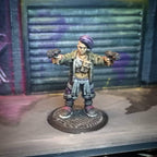 Quadro Kantos Gang: 32mm Resin Fantasy Miniature - Predator-Inspired Tabletop RPG Figurine