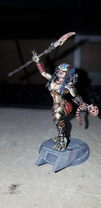Nanika the Vixen Sibat: Skull Hunter Resin Miniature - 32mm Fantasy Tabletop RPG Figure