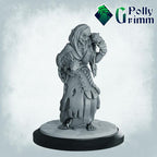 Rat Queen - Court of miracles. Underground outlaw set - Fantasy historic miniatures for tabletop games. 28mm / 32mm Resin Figures for RPG