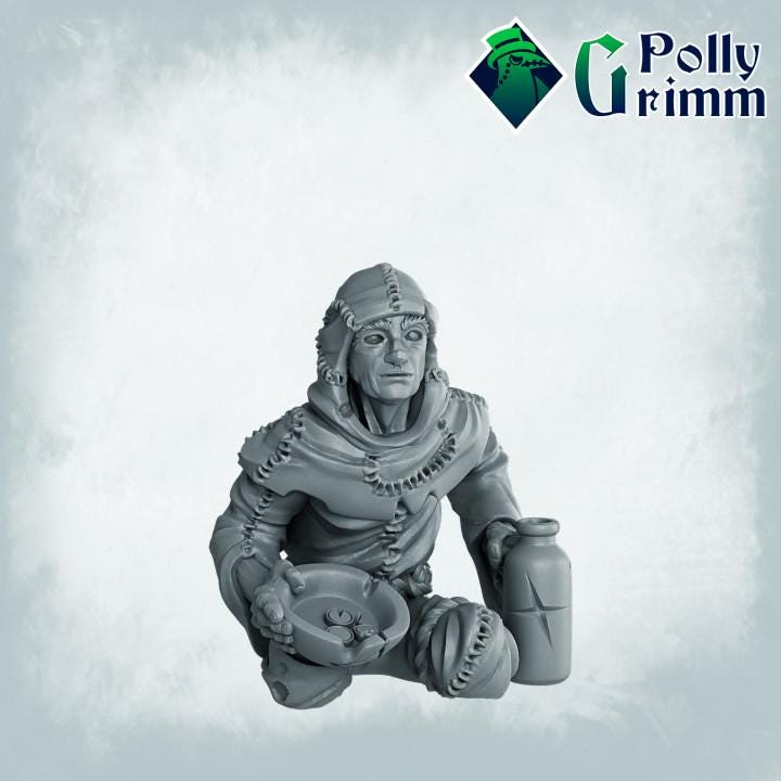 Underground Outlaw Set - Fantasy historic miniatures for tabletop games. 28mm / 32mm Resin Figures for RPG