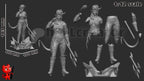 Karlach from Baldur's Gate 3 (fan art) | Full Model or Bust | Miniature scale 1:12 | h3LL Creator | DIY Model Kit