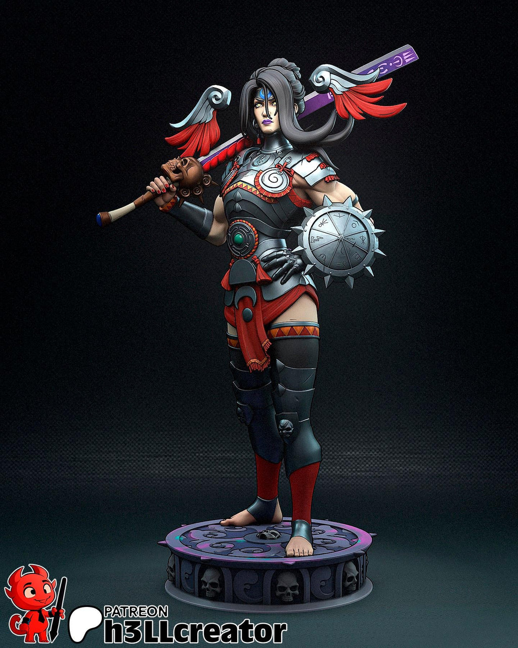 Nemesis: Hades 2 Fan Art, 197mm DIY Model Kit