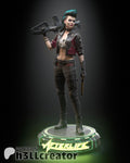 Rogue Amendiares from Cyberpunk 2077 (fan art) | Full Model or Bust | Miniature scale 1:12 | h3LL Creator | DIY Model Kit