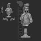 Rogue Amendiares from Cyberpunk 2077 (fan art) | Full Model or Bust | Miniature scale 1:12 | h3LL Creator | DIY Model Kit