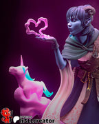 Jester Lavorre from Critical Role - Mighty Nein (fan art) | Miniature scale 1:15 | h3LL Creator | DIY Model Kit