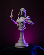 Morrigan from Dragon Age (fan art) | Full Model or Bust | Miniature scale 1:12 | h3LL Creator | DIY Model Kit