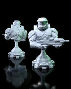 Master Chief from Halo (fan art) | Full Model or Bust | Miniature scale 1:12 | h3LL Creator | DIY Model Kit