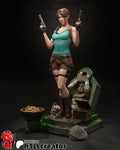 Lara Croft from Tomb Raider (fan art) | Full Model or Bust | Miniature scale 1:12 | h3LL Creator | DIY Model Kit