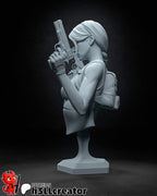 Lara Croft from Tomb Raider (fan art) | Full Model or Bust | Miniature scale 1:12 | h3LL Creator | DIY Model Kit