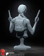 Lara Croft from Tomb Raider (fan art) | Full Model or Bust | Miniature scale 1:12 | h3LL Creator | DIY Model Kit