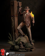 Indiana Jones from Indiana Jones and the Great Circle (fan art) | Full Model or Bust | Miniature scale 1:12 | h3LL Creator | DIY Model Kit