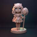 Little Winter Tail - Fantasy Anime Chibi Models - 32mm Resin Figures for RPG