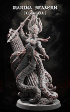 Mystical Beauties: A Collection of Female 3D Miniatures - 32mm / 75mm / 100mm Resin Figures for RPG