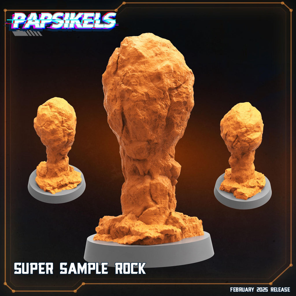 Aliens Vs Humans - Predaliens, Scatter Terrain - Super Sample Rock, Papsikels, 32mm Mini
