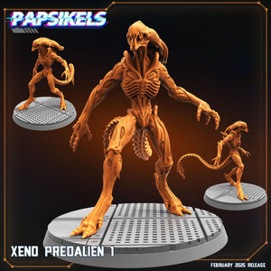 Aliens Vs Humans - Predaliens - Xeno Predaliens, Papsikels, 32mm Mini