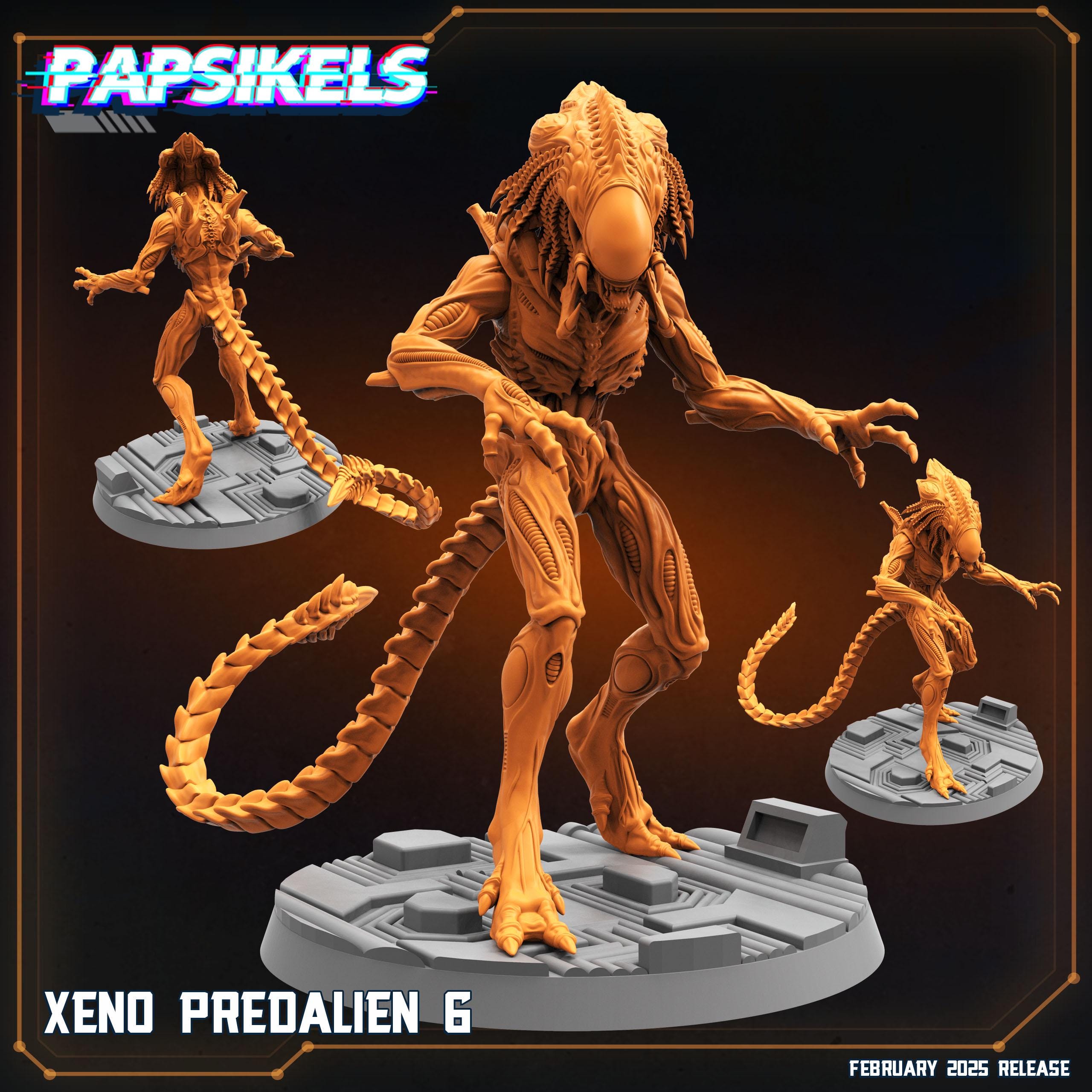 Aliens Vs Humans - Predaliens - Xeno Predaliens, Papsikels, 32mm Mini