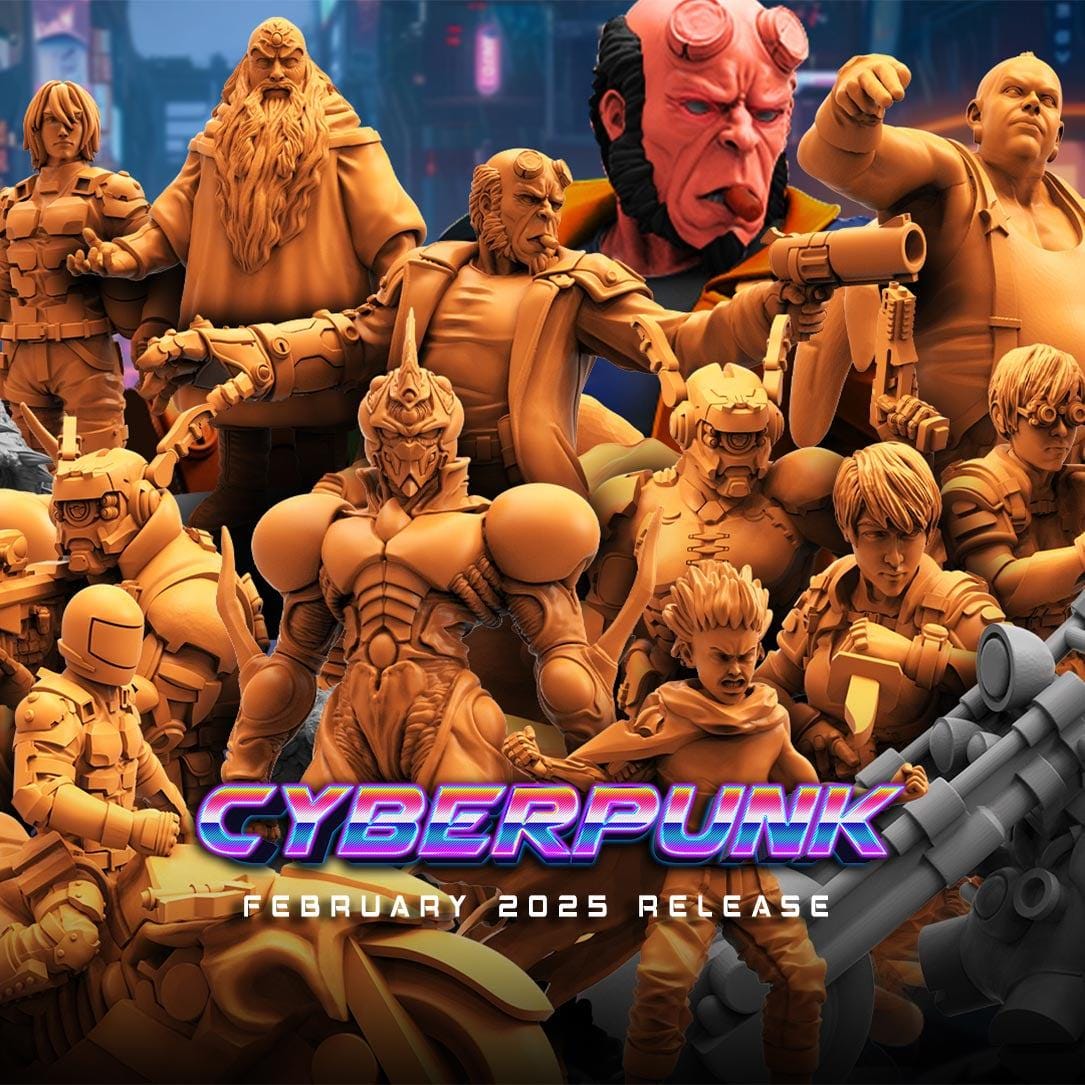 Cyberpunk, Hostage Rescuer 2 - Akira Fan Art, Papsikels, 32mm Mini