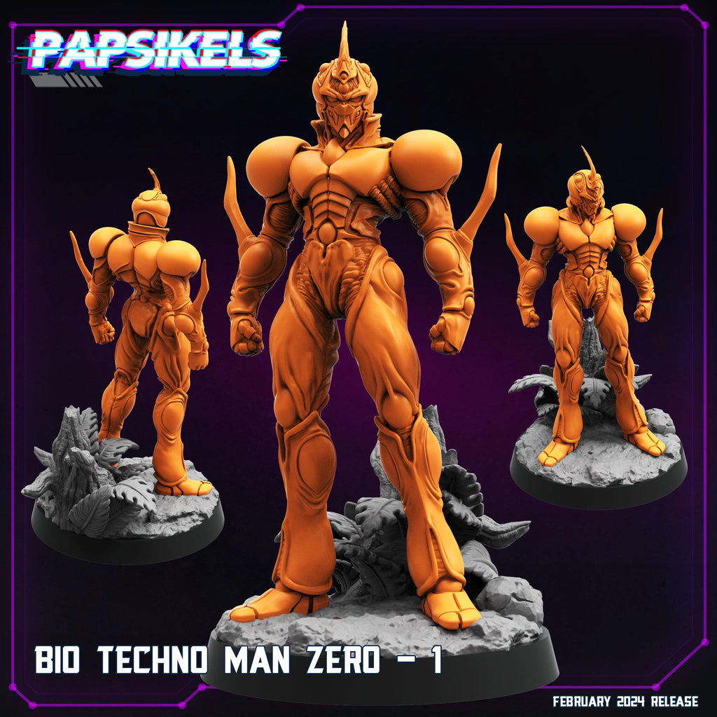 Cyberpunk, Bio Techno Man Zero (Guyver), Papsikels, 32mm Mini
