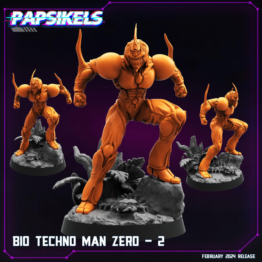 Cyberpunk, Bio Techno Man Zero (Guyver), Papsikels, 32mm Mini