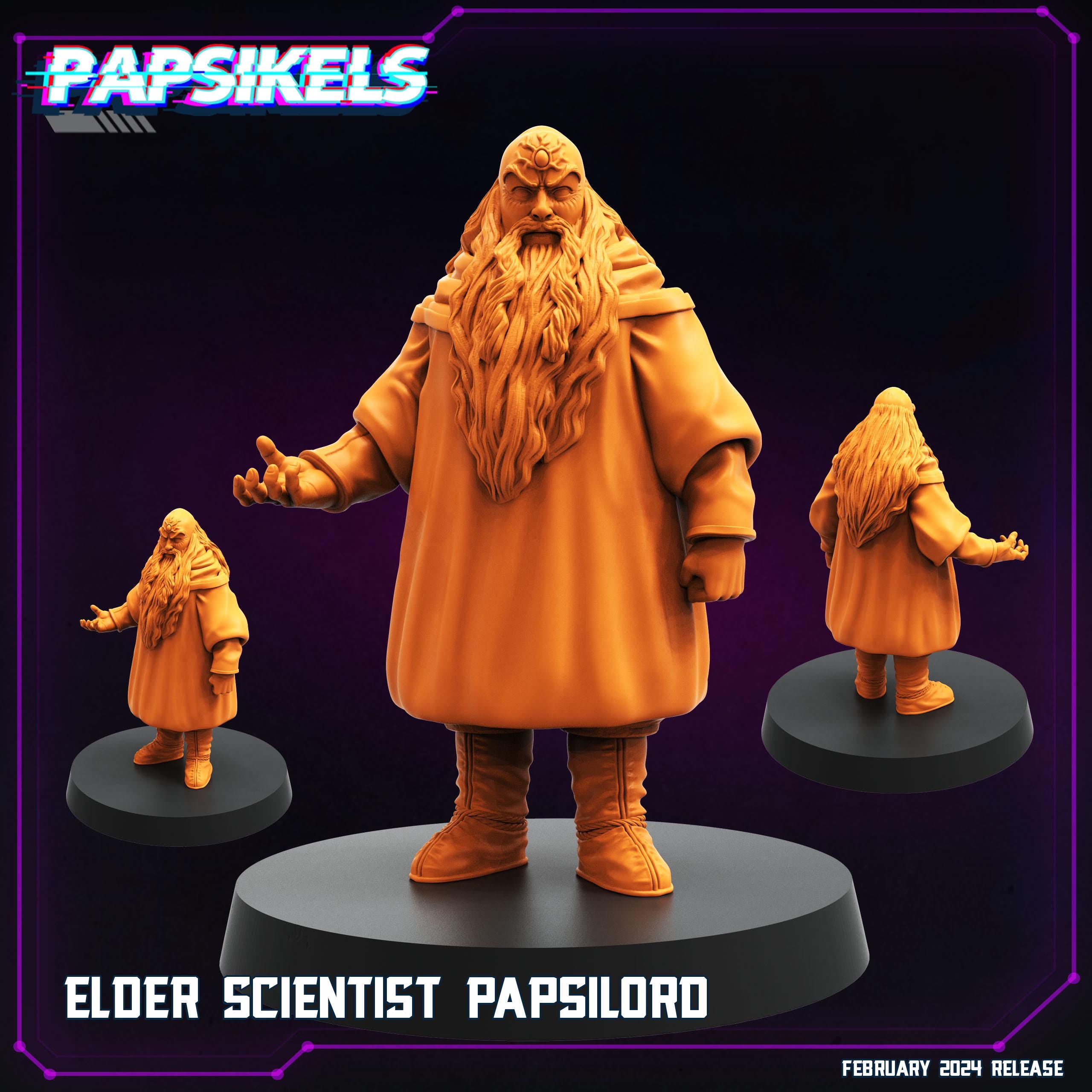 Cyberpunk, Elder Scientist Papsilords - Guyver Fan Art, Papsikels, 32mm Mini