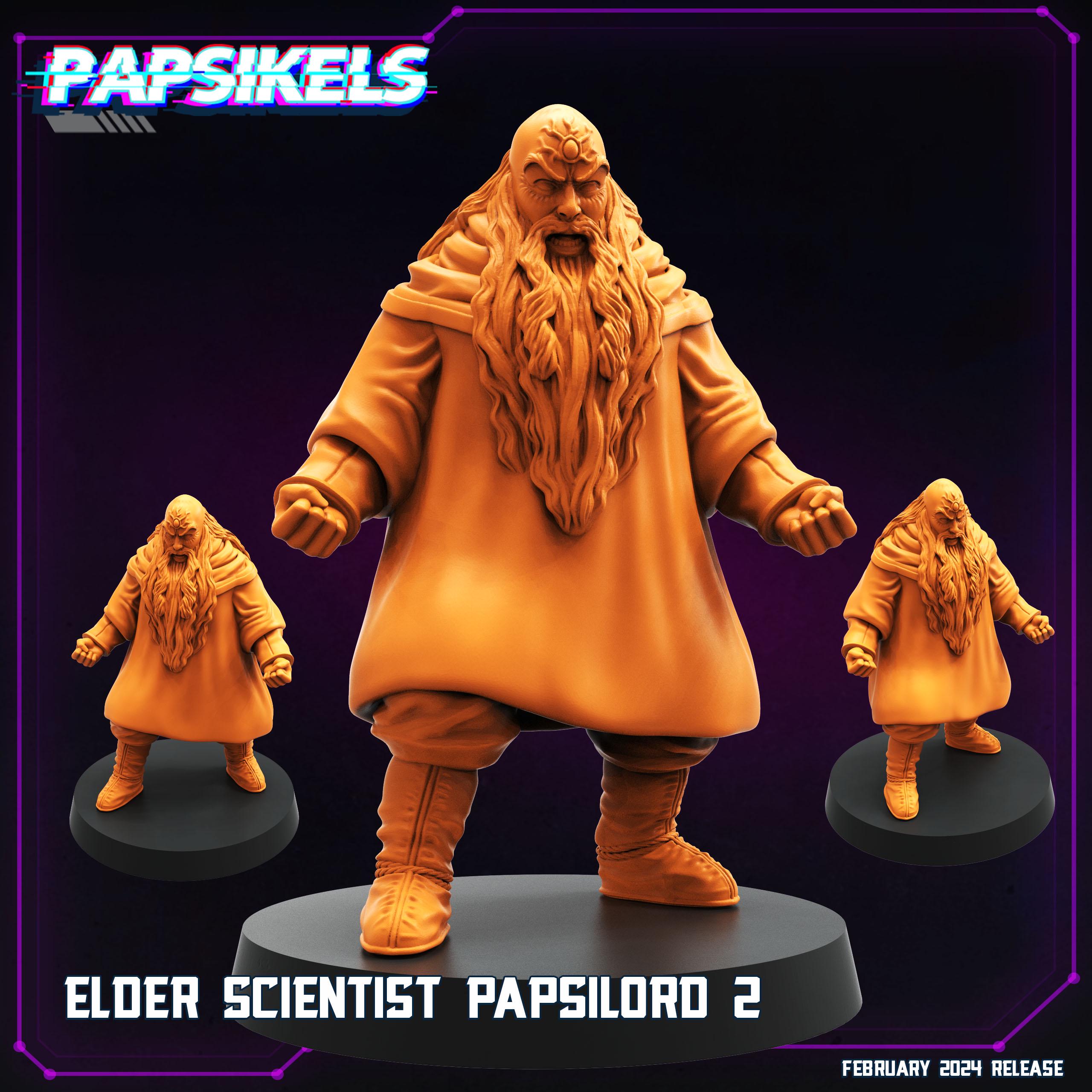 Cyberpunk, Elder Scientist Papsilords - Guyver Fan Art, Papsikels, 32mm Mini