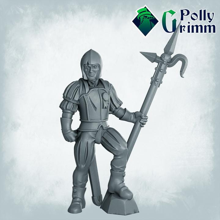 Men at arms Army - Fantasy historic miniatures for tabletop games. 28mm / 32mm Resin Figures for RPG