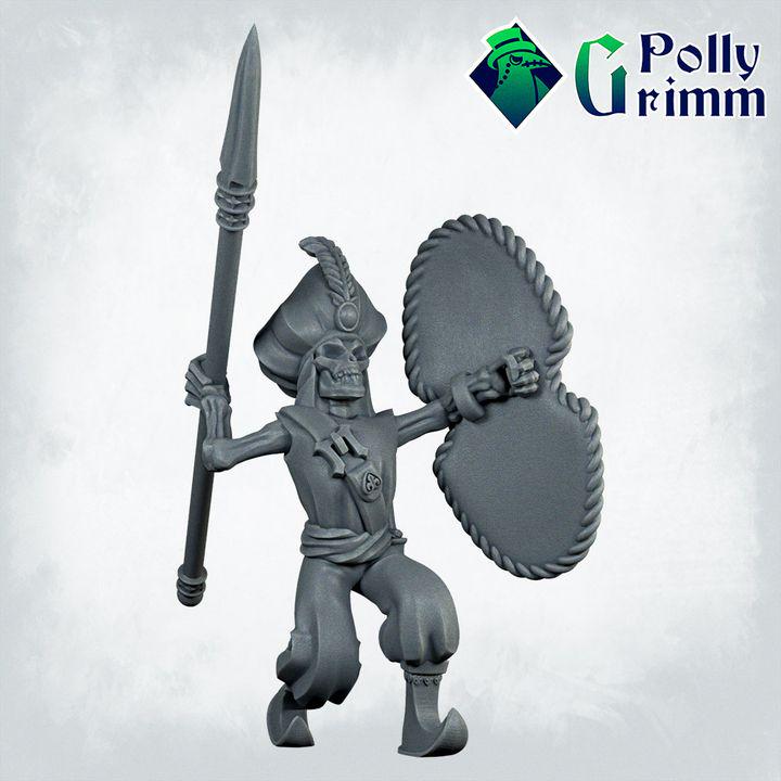 Arabian Nightmare Skeleton Army - Fantasy historic miniatures for tabletop games. 28mm / 32mm Resin Figures for RPG